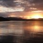 Coucher de soleil dans le Sud