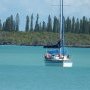 Petite houle au mouillage à Kuto - Ile des Pins