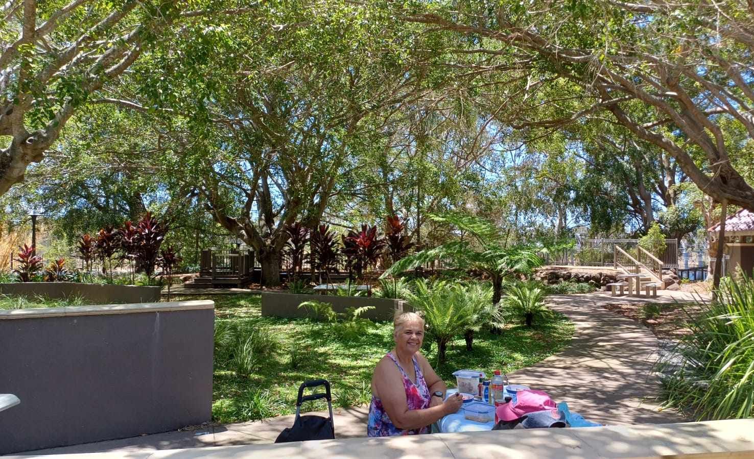 Pique nique au parc zoo de Bundaberg