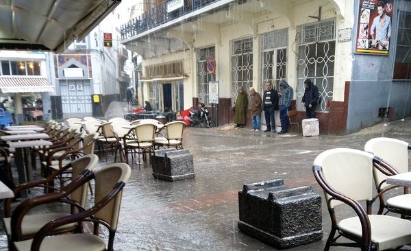 Medina sous la pluie