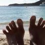 Détente plage du Marin