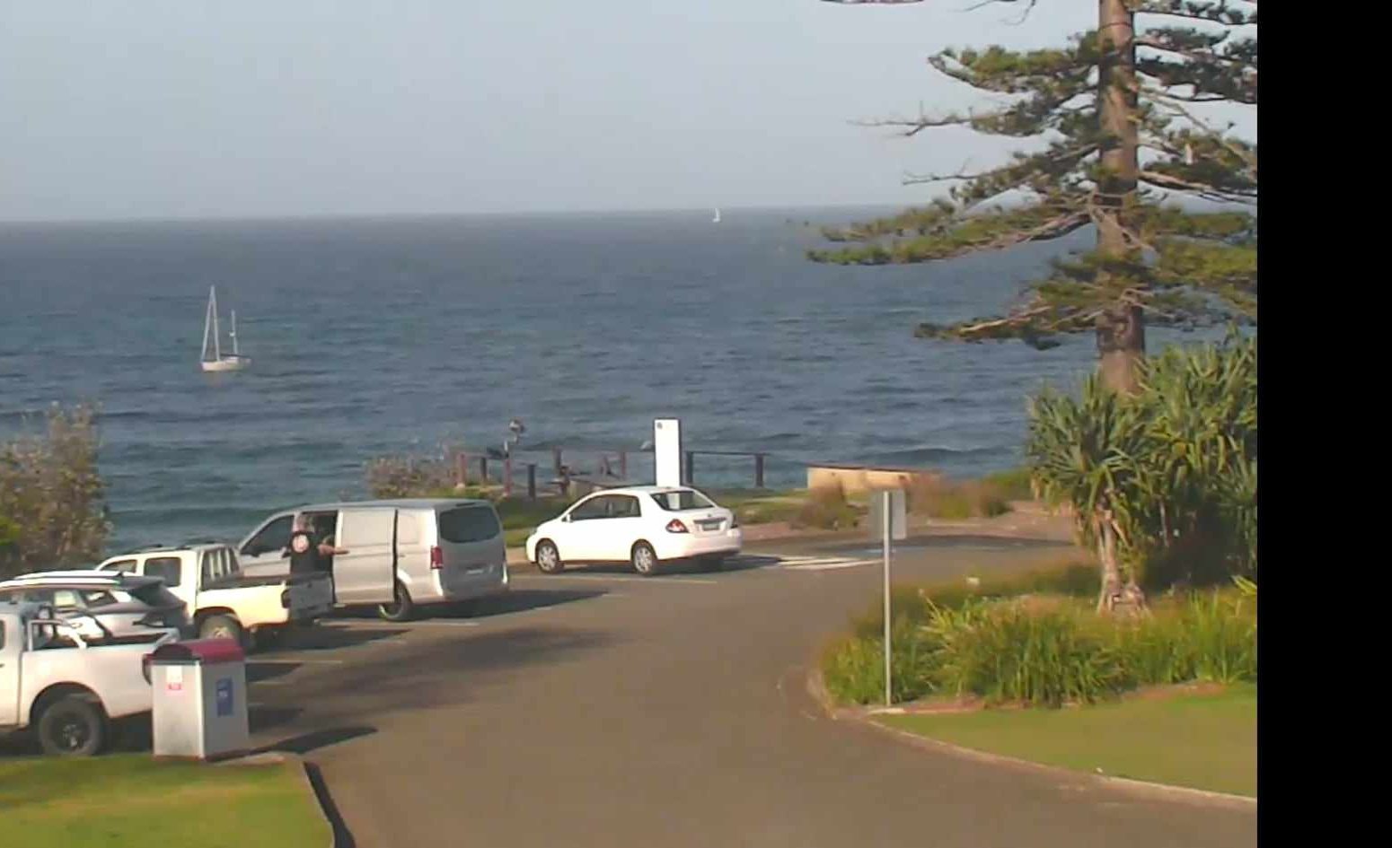 On se présente face à la barre de Port Macquarie