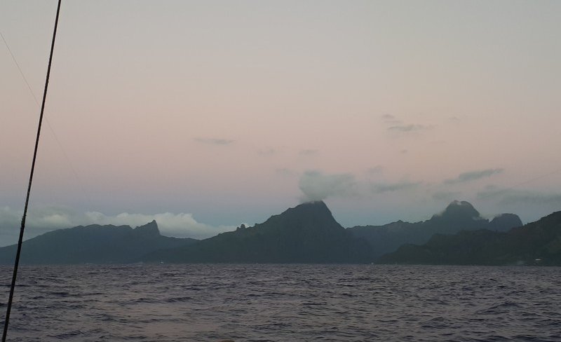 Départ de Moorea vers Raiatea