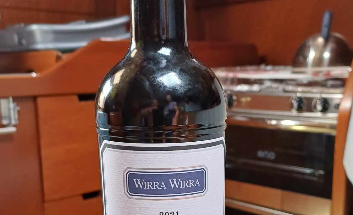 La bouteille de vin de bienvenue