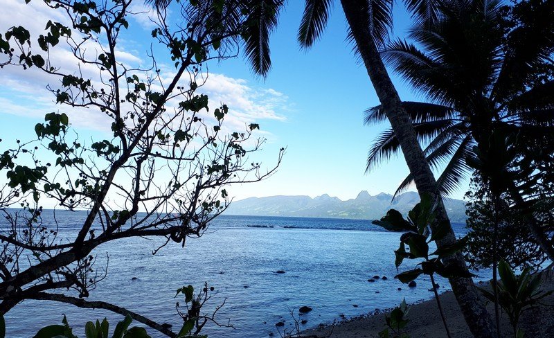Tahiti vu de la presqu'ile