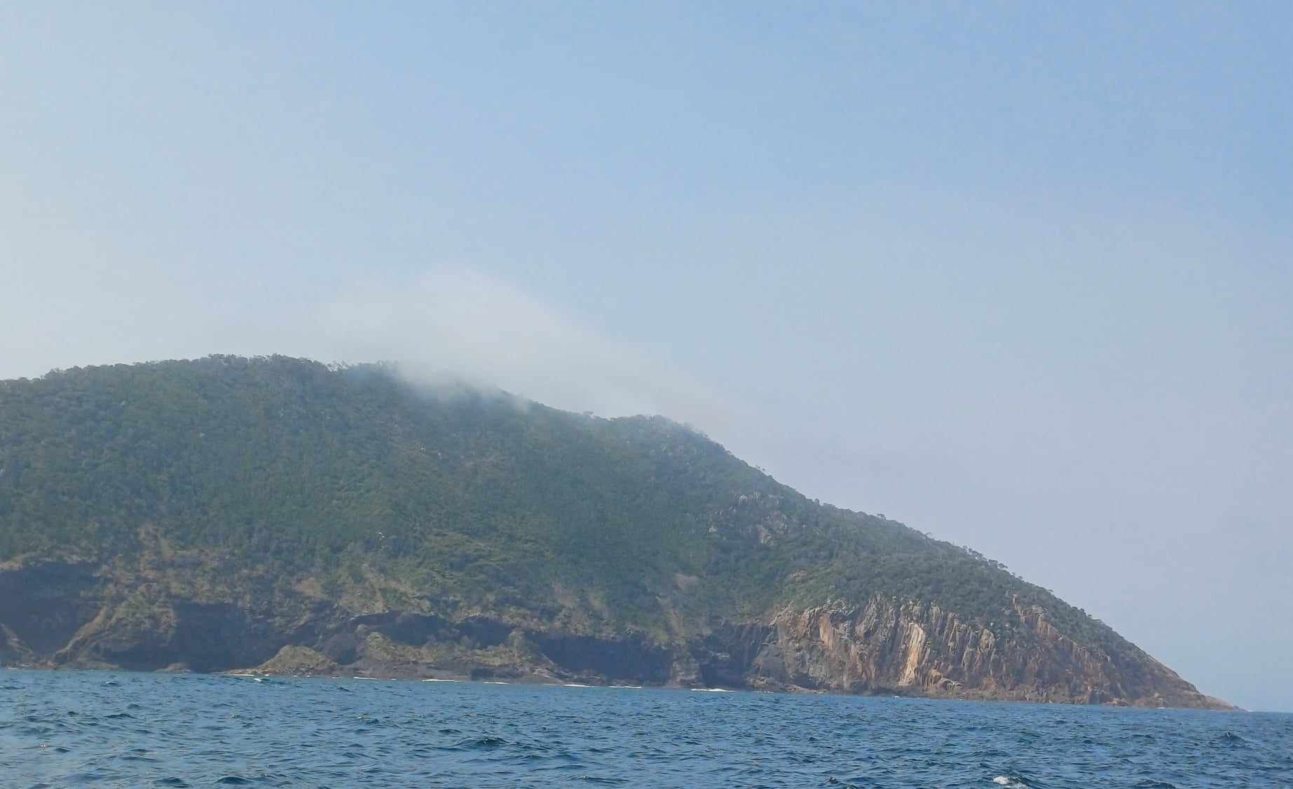 Paysages en quittant Port Stephens