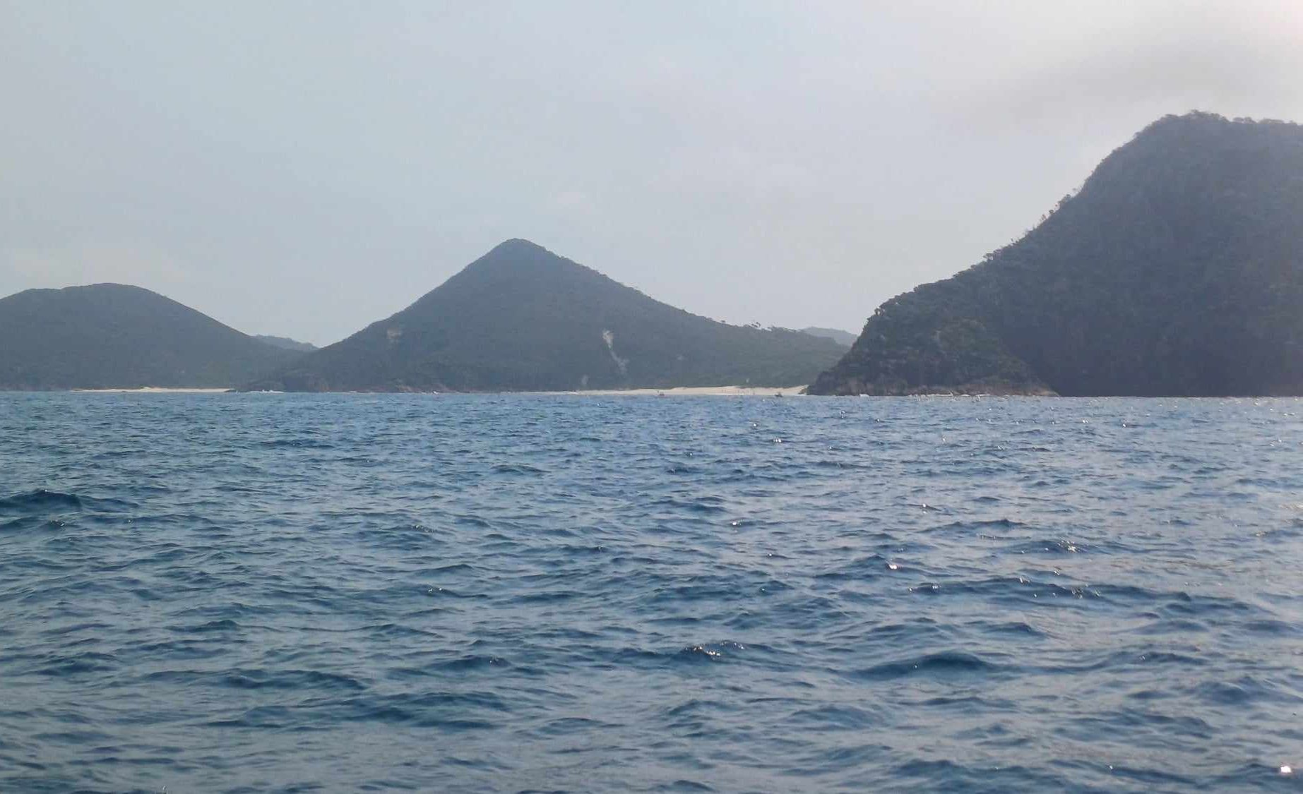 Paysages en quittant Port Stephens