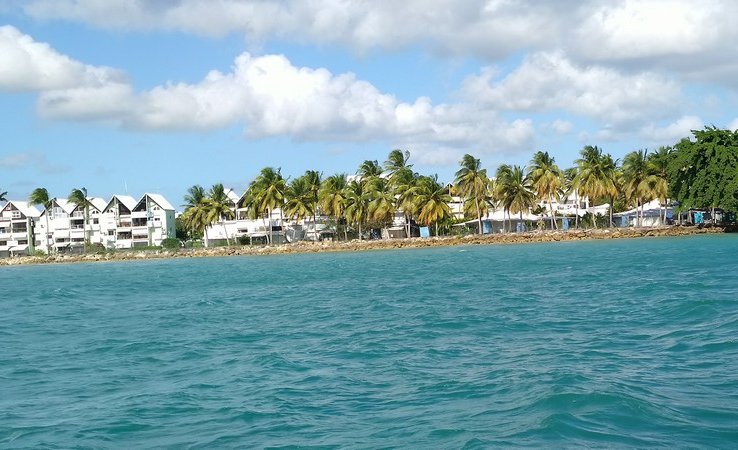 Arrivée à la Marina Bas du Fort