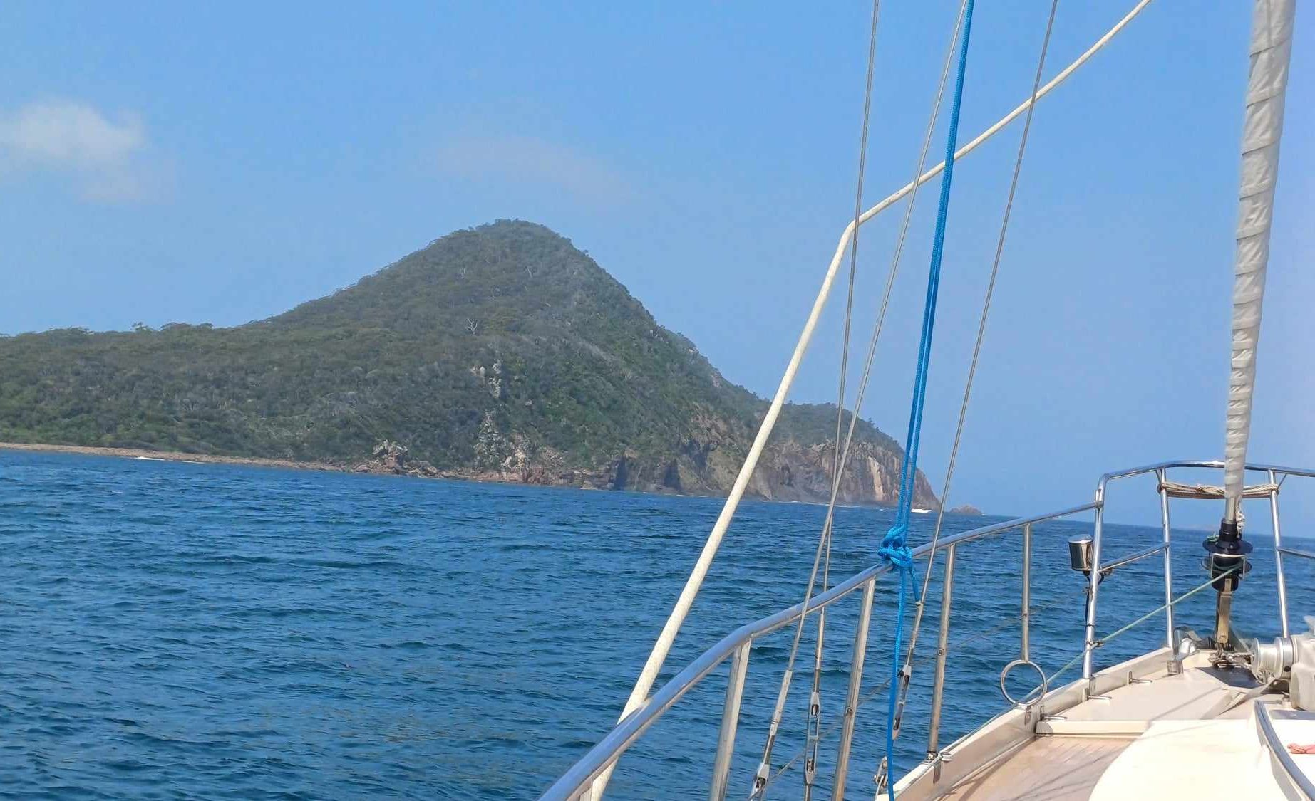 Paysages en quittant Port Stephens