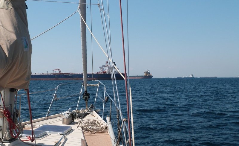 La traversée du golfe de Fos
