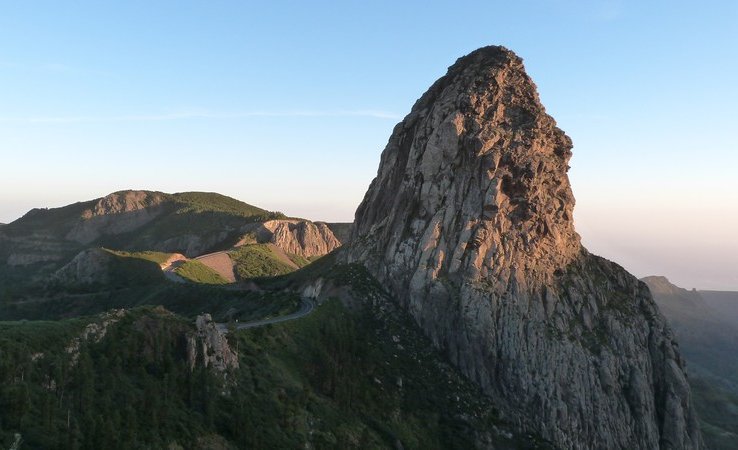 Le Roque de Agando, monolythe de basalte de 1250 m