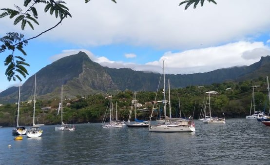 Mouillage dans la baie
