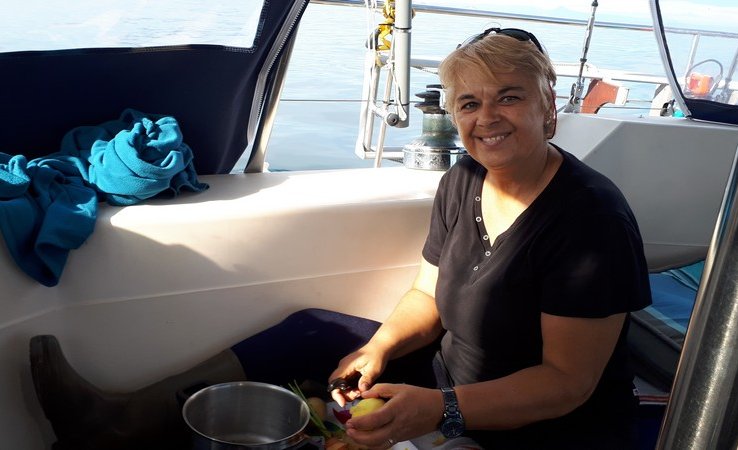La cuisine en navigant