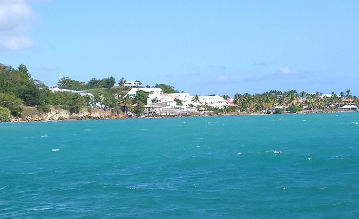 Arrivée à la Marina Bas du Fort