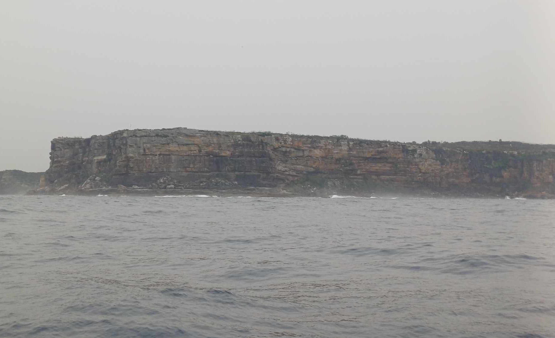 Entrée Nord du port - Falaise de Manly