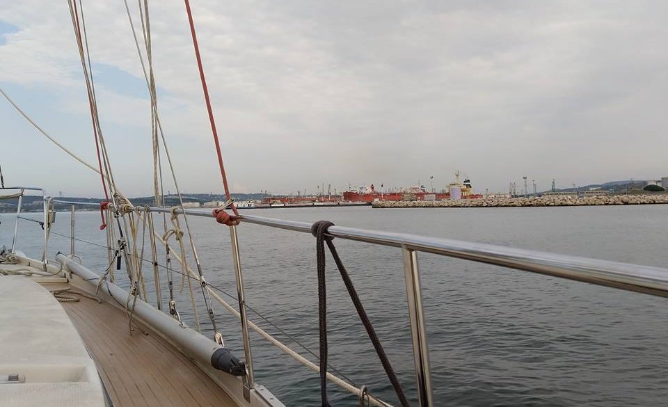 Arrivée à Fos sur Mer