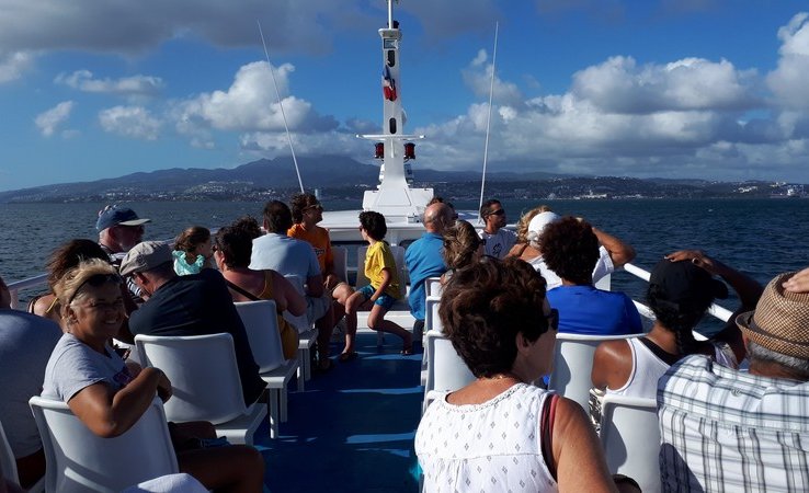 A bord du ferry vers Fort de France