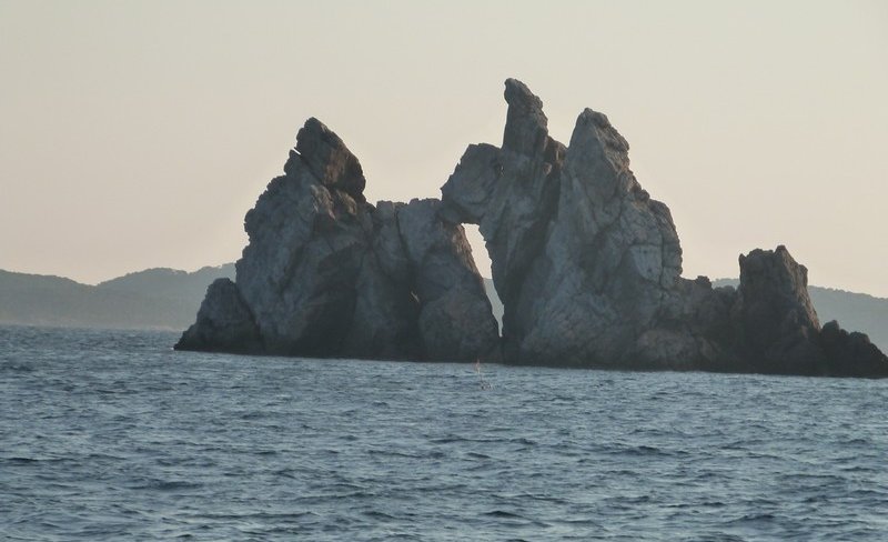 Le rocher du cap des Mèdes