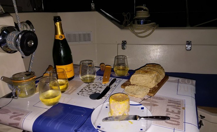 Foie gras et champagne