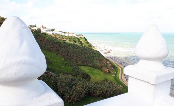 Vue des terrasses d'Hafa