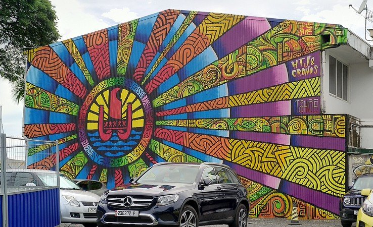 Une fresque à Papeete