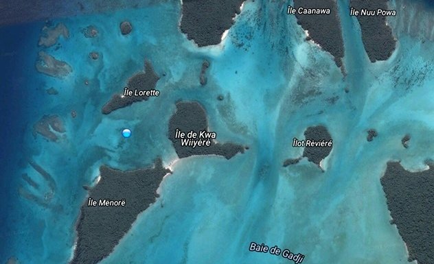 Seuls au monde dans la baie de Gadji à l'Ile des pins