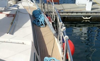 Les haussières pour le passage, ça approche